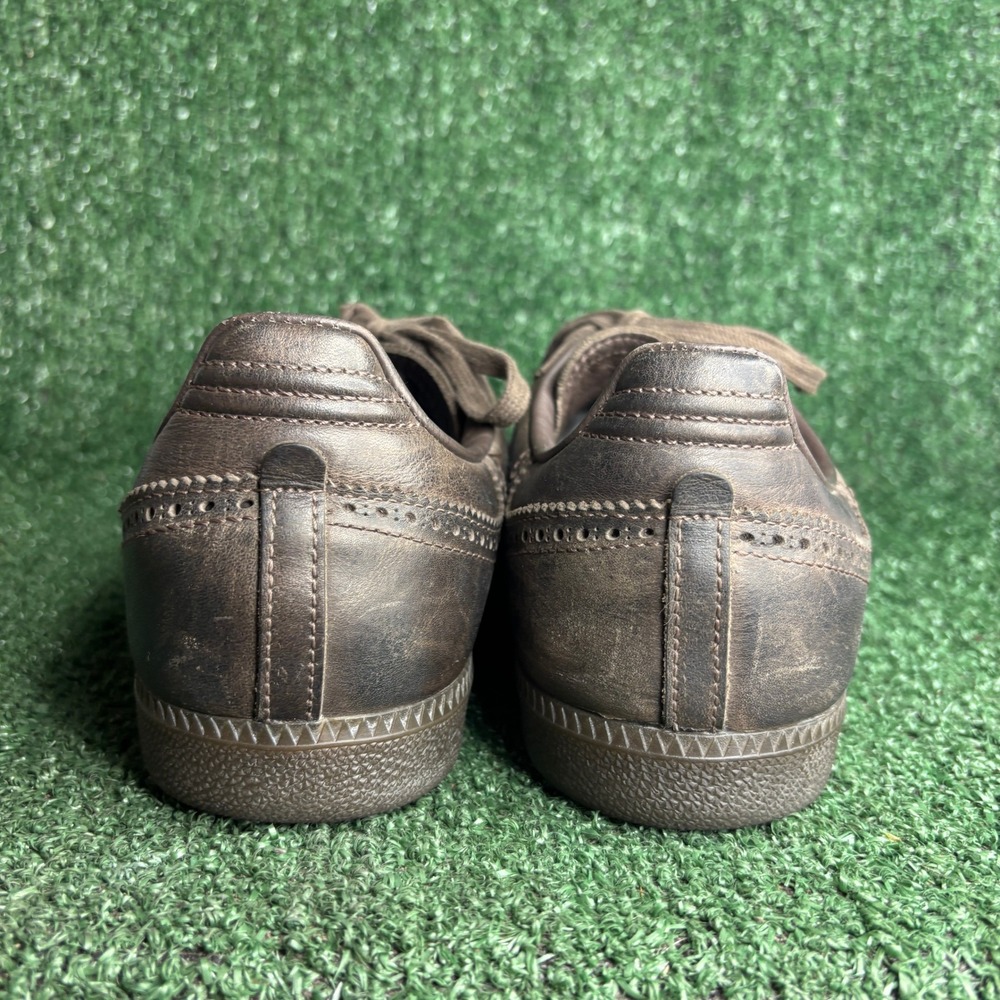 Adidas Samba Brogue Pack Wingtip Leather Retro Soccer Sneakers Brown Mens Sz 12 - Picture 4 of 9